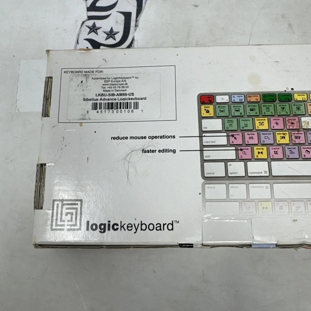LogicKeyboard Sibelius 7 Mac‎ OSX Shortcut Advance Line LKBU-SIB-AM89-US